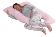 Almofada de corpo descanso para mamãe 100% silicone rosa claro