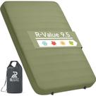 Almofada de dormir de acampamento Rilextec 4 Thick, autoinflável, dupla
