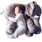 Almofada de elefante de pelúcia gigante 40 cm 60 cm personalizada com nome