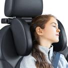 Almofada de Encosto de Cabeça de Carro QRabbit - Ajustável 180° para Adultos e Crianças