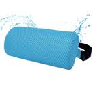 Almofada de encosto de cabeça REEZEIVI para espreguiçadeira de pátio azul