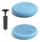 Almofada De Equilíbrio Disco Inflável Fitnes + Bomba Azul-claro