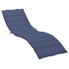 Almofada de espreguiçadeira VidaXL Foam Fiber Acolchoamento em Azul Marinho Almofada de espreguiçadeira VidaXL Foam Fiber Acolchoamento em Azul Marinho