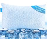 Almofada de espuma viscoelástica triturada em gel de resfriamento QUTOOL ajustável