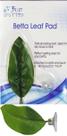 Almofada de folhas Betta Plant manchada de azul para aquário de peixes Betta