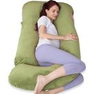 Almofada de Gravidez AMCATON em Forma de U (150cm) - Verde
