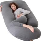 Almofada de gravidez Elover em forma de U de corpo inteiro com capa removível