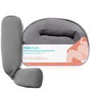 Almofada de gravidez Frida Mom Cooling Grey com suporte ajustável