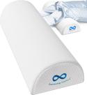 Almofada de joelho Everlasting Comfort para dormir de costas, almofada confortável de meia lua de espuma viscoelástica pura para pernas travesseiro embaixo do joelho para dormir, travesseiro de pernas para dores nas costas