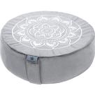 Almofada de meditação Florensi, almofada de chão confortável, cinza
