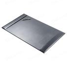 Almofada de mesa Dacasso Black Bonded Leather 30 x 18 pol