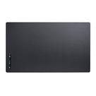 Almofada de mesa de conferência Dacasso Leatherette preta 34x20cm