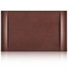 Almofada de mesa Saysurey Brown Leather 76x46 cm com trilhos laterais