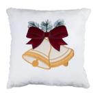 Almofada de Natal Sinos Bordados 530 43cm Belchior Almofada de Natal Sinos Bordados 530 43cm Belchior