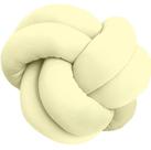 Almofada de nó Escandinavo Amarelo Claro Almofada de nó Escandinavo Amarelo Claro