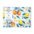 Almofada de papel aquarela Grabie 100% algodão 300gsm B5 15 folhas