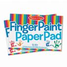 Almofada de papel para pintura a dedo Melissa & Doug, 12 x 18 polegadas, 50 folhas, pacote com 2
