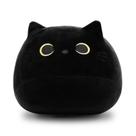 Almofada de Pelúcia 3D Pochita - Gato Preto - 40x28cm