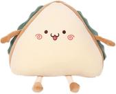 Almofada de pelúcia HUOGUO Cute Food: Kawaii Sandwich Squishy Stuffed Animal Soft Bread Pillow Stuff Cuddle Toy Presentes para meninos e meninas Aniversário Halloween Natal Valentine (17,7 )