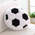 Almofada de pelúcia JULAN Fluffy Soccer Ball 35 cm para decoração de casa infantil