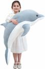 Almofada de pelúcia Kekeso Giant Dolphin Soft Whale Hugging de 100 cm Almofada de pelúcia Kekeso Giant Dolphin Soft Whale Hugging de 100 cm