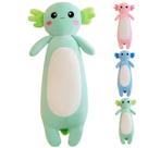 Almofada de pelúcia Kekeso Long Axolotl Green 100cm para crianças Almofada de pelúcia Kekeso Long Axolotl Green 100cm para crianças
