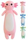 Almofada de pelúcia Kekeso Long Axolotl Pink 100cm para crianças Almofada de pelúcia Kekeso Long Axolotl Pink 100cm para crianças