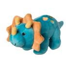 Almofada de pelúcia Mary Meyer Smootheez, brinquedo macio Triceratops