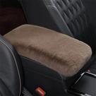 Almofada De Pelúcia Para Apoio De Braço De Carro, Capa Universal Quente Para Console Central,