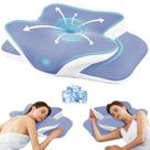 Almofada de pescoço cervical SHKJGS Cooling Memory Foam Blue