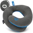 Almofada de pescoço de viagem BCOZZY Kids (3-7 anos) macia para crianças, cinza