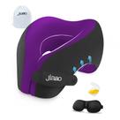 Almofada de pescoço de viagem jiaao Airplane Memory Foam com acessórios