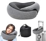 Almofada de pescoço de viagem WEERSHUN Memory Foam portátil 32x26x14cm