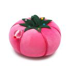 Almofada de pinos Dritz Tomato Pink Velvet de 5 polegadas