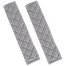 Almofada de proteção de cinto de segurança ANDALUS Soft Pack com 2 para todos os carros, cinza