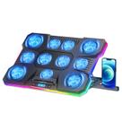 Almofada de resfriamento para laptop ChillCore A21 Blue com 11 ventiladores 15,6-19,3