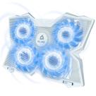 Almofada de resfriamento para laptop KLIM Wind com 4 ventiladores de 11-19 polegadas