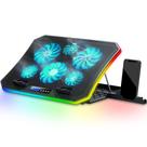 Almofada de resfriamento para laptop TopMate C12 RGB Gaming com 6 ventiladores de 17,3"