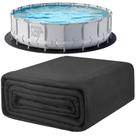 Almofada de revestimento de piscina POOLHACKER, piscinas redondas acima do solo de 3,7 m