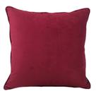 Almofada De Veludo Soft Liso Com Cordão Bordô - Decortextil