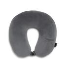 Almofada de viagem Brookstone Microbead Head Neck cinza escuro