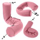 Almofada de viagem Dot&Dot Twist Memory Foam para aviões