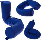 Almofada de viagem Dot&Dot Twist Memory Foam para aviões
