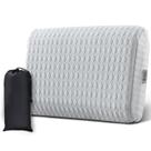 Almofada de viagem Vekkia Memory Foam Portable Camping Grey