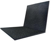 Almofada de vibração Goodhoily Heavy Duty Rubber 60x60x1,5 cm preta Almofada de vibração Goodhoily Heavy Duty Rubber 60x60x1,5 cm preta