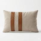Almofada Decorativa 55x35 com Fibra Siliconada Vitória Hope Bouclé Off/Durango Antilupi