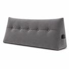 Almofada Decorativa Cabeceira Bella Encosto Apoio de Lombar 160cm Queen Suede Cinza - Monari Design