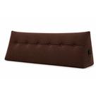 Almofada Decorativa Cabeceira Bella Encosto Apoio de Lombar 190cm King Suede Marrom - Monari Design