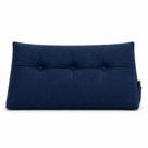 Almofada Decorativa Cabeceira Encosto Apoio de Lombar Solteiro Suede Azul Marinho - Monari Design