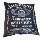 Almofada Decorativa Cheia 50x50 Sofá Sala Quarto - Jack Daniels